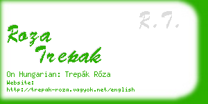roza trepak business card