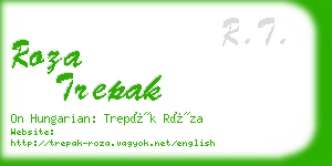 roza trepak business card